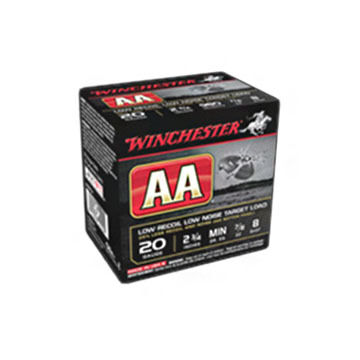 Winchester AA Featherlite 20 GA 2-3/4 7/8 oz. #8 Shotshell Ammo (25)