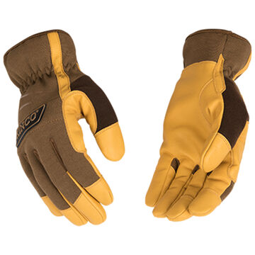 Kinco Mens KincoPro Lined Brown Synthetic Glove