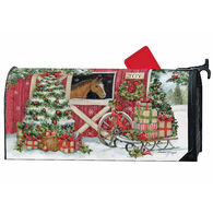 MailWraps Horse for Christmas Magnetic Mailbox Cover