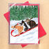 Allport Editions Cats Toboggan Boxed Holiday Cards