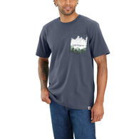 Carhartt Men's Big & Tall Relaxed Fit Heavyweight Outdoors Graphic Pocket Short-Sleeve T-Shirt