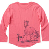 Carhartt Girl's Galloping Horse Long-Sleeve Shirt