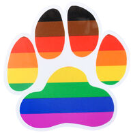 Sticker Cabana Philly Pride Flag Paw Sticker