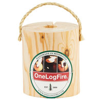 One Log Fire Mini Campfire Log