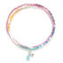Scout Curated Wears Womens Chromacolor Miyuki Bracelet Trio - Bright Multi/Silver