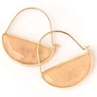 Scout Curated Wears Women's Stone Prism Hoop - Citrine/Gold