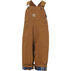 Carhartt Infant/Toddler Boys Washed Canvas Flannel-Lined Bib Overall