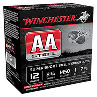 Winchester AA Steel 12 GA 2-3/4" 1 oz. #7-1/2 Shotshell Ammo (25)