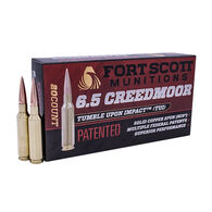 Fort Scott Munitions 6.5 Creedmoor 123 Grain SCS TUI Rifle Ammo (20)