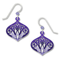 Left Hand Studios Sienna Sky and Adajio Jewelry Women's Tanzanite Purple Moorish Filigree Earring