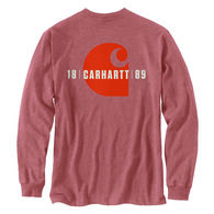 Carhartt Men's Loose Fit Heavyweight C Graphic Pocket Long-Sleeve T-Shirt