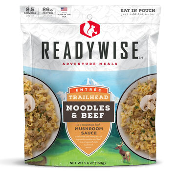 ReadyWise Trailhead Noodles & Beef in Mushroom Sauce - 2.5 Servings