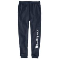 Carhartt Men's Relaxed Fit Midweight Tapered Leg Logo Sweatpant