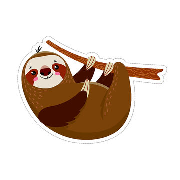 Sticker Cabana Sloth Mini Sticker
