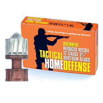 Brenneke USA Tactical Home Defense 12 GA 2-3/4 1 oz. Slug Ammo (5)