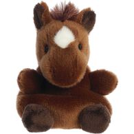 Aurora Palm Pals 5" Truffle Brown Horse Plush Stuffed Animal