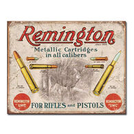 Desperate Enterprises Remington For Rifles & Pistols Tin Sign