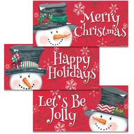 LPG Greetings Snowy Greetings Money & Gift Card Holder Boxed Christmas Cards