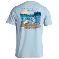 Puppie Love Men's & Women's Lake Days Pup Short-Sleeve T-Shirt