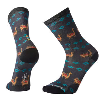 SmartWool Mens Curated Llama Adventure Crew Sock - Special Purchase