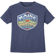 Lakeshirts Youth Blue 84 Gangplank Pines Moose Short-Sleeve T-Shirt