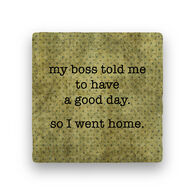 Paisley & Parsley Designs I Went Home Marble Tile Coaster