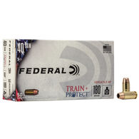 Federal Train + Protect 40 S&W 180 Grain VHP Handgun Ammo (50)