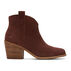 TOMS Womens Constance Suede Heeled Boot