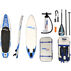 Dunn-Rite White with Blue 11 0 Inflatable SUP
