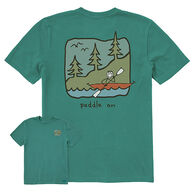 Life is Good Men's Quirky Paddle On Crusher-LITE Short-Sleeve T-Shirt