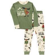 Lazy One Youth Follow Your Dreams Long-Sleeve Pajama Set, 2-Piece