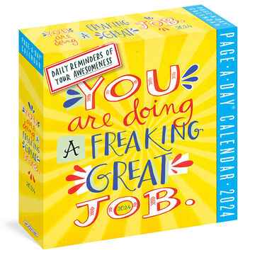 You Are Doing a Freaking Great Job 2024 Page-A-Day Calendar by Workman Publishing