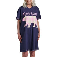 Hatley Little Blue House Women's Nana Bear Sleepshirt