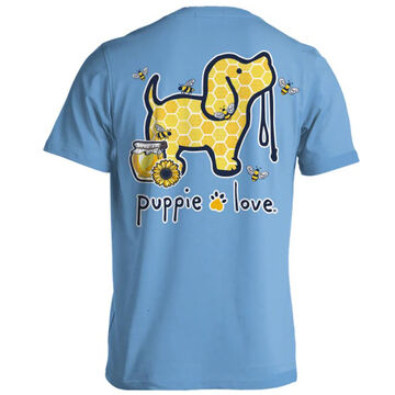 Puppie Love Womens Honey Bee Pup Short-Sleeve T-Shirt