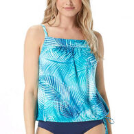 Beach House - Gabar - Swimwear Anywhere Women's Audrey Shadow Fern Blouson Tankini Swimsuit Top