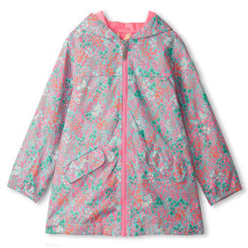 Hatley Toddler Girls Ditsy Floral Field Rain Jacket