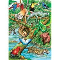 Outset Media Tray Puzzle - Life in a Tropical Rainforest