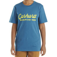 Carhartt Boy's Cursive Logo Short-Sleeve Shirt