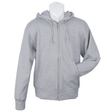 Camber Mens Full-Zip Hooded Fleece Sweatshirt