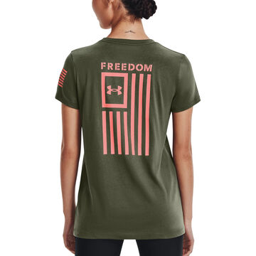 Under Armour Womens UA Freedom Flag Short-Sleeve T-Shirt