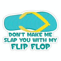 Sticker Cabana Flip Flop Sticker