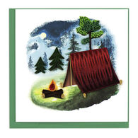 Quilling Card Camping Greeting Card