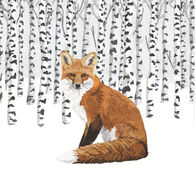 Paperproducts Design Wilderness Fox Beverage Napkin