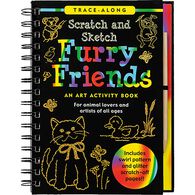 Scratch & Sketch Furry Friends Adventure Trace-Along Art Activity Book