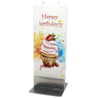 Flatyz Candle - Happy Birthday Cupcake