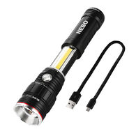 Nebo Slyde King 500 Lumen Rechargeable Flashlight / COB Work Light