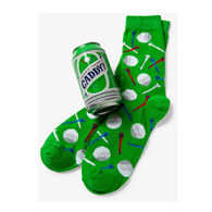 Hatley Little Blue House Men's Who's Your Caddy Beer Can Sock