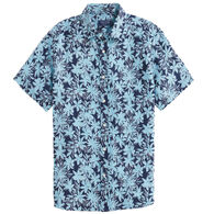 Vineyard Vines Men's Dockside Floral Linen Short-Sleeve Shirt