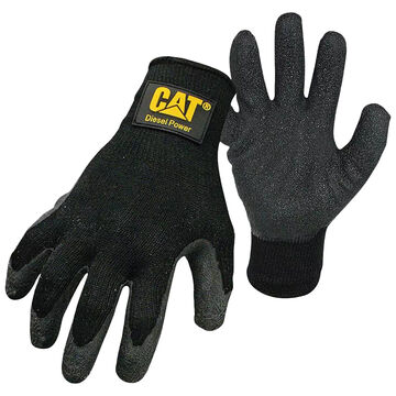 CAT Workwear Mens Diesel Power Black Latex Glove