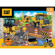 Leanin' Tree Jigsaw Puzzle - CAT Parking Lot / Construction Trucks